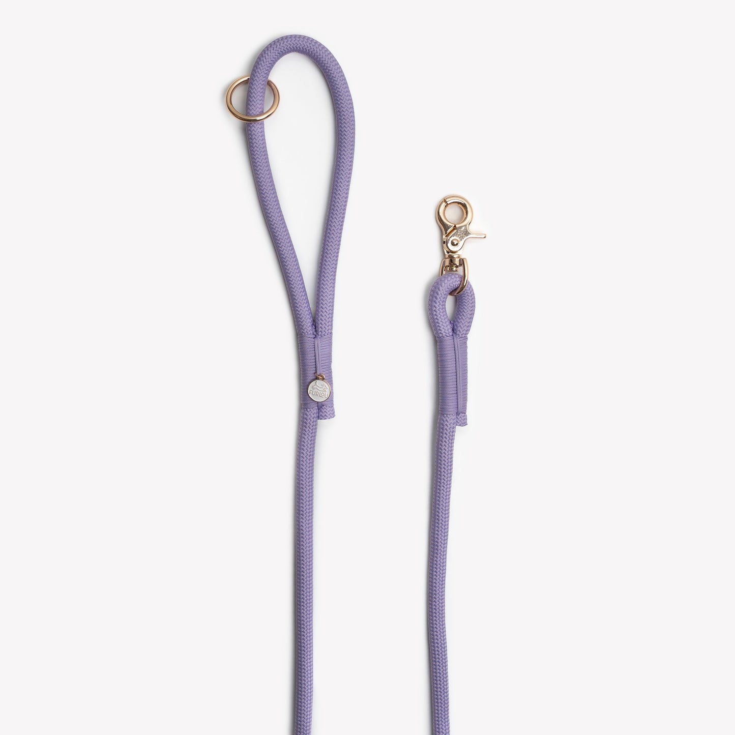 'Lavender' on dog — dog leash close-up | Cutie Paw Co.