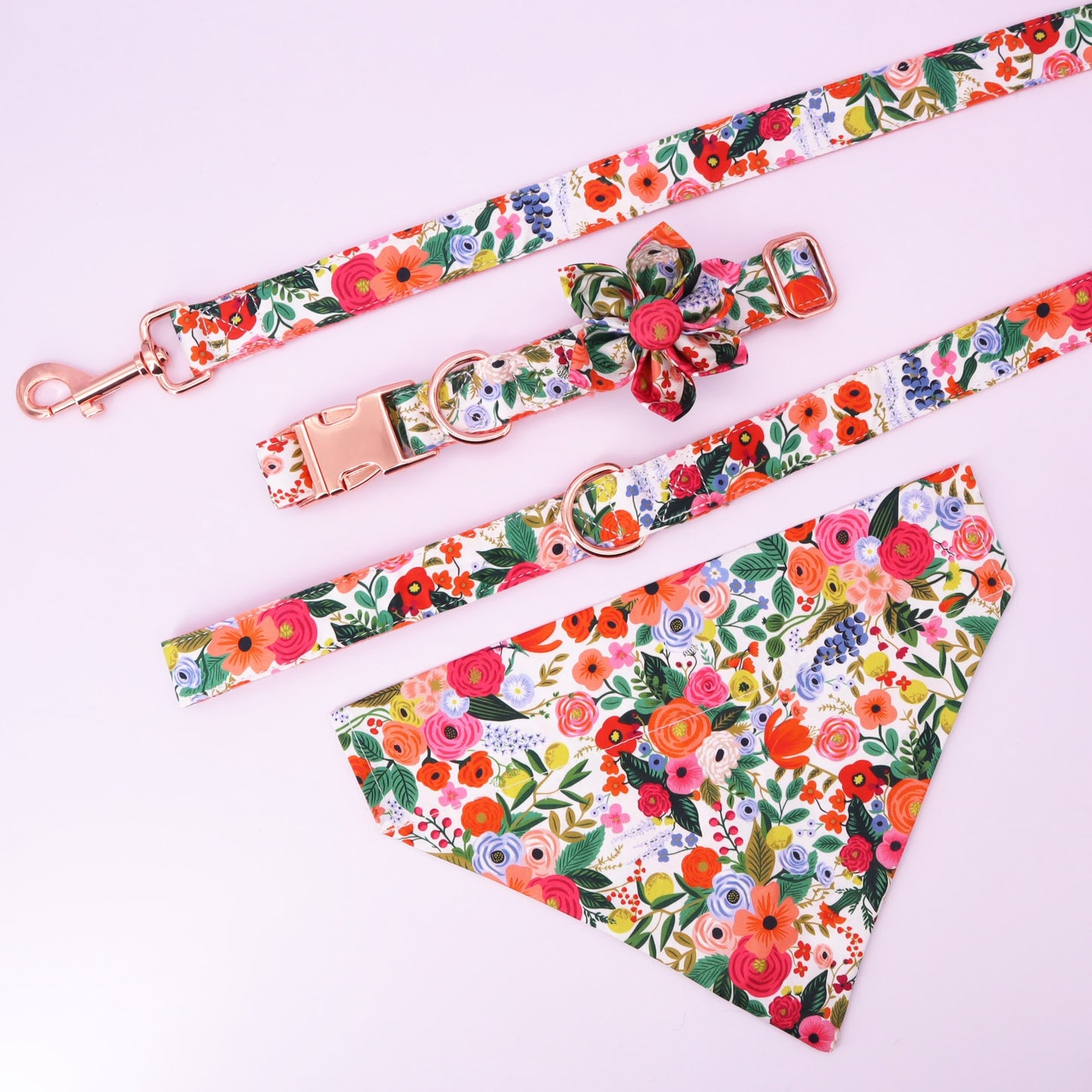 Bright Day Collar and Leash Set
