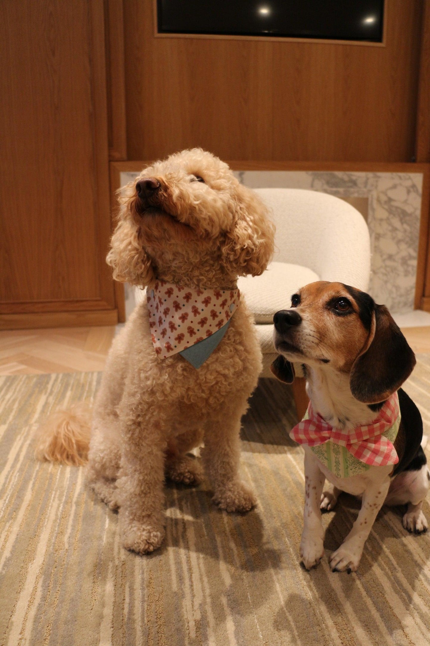 Gingerbread Man Joy Handmade Scrunchie