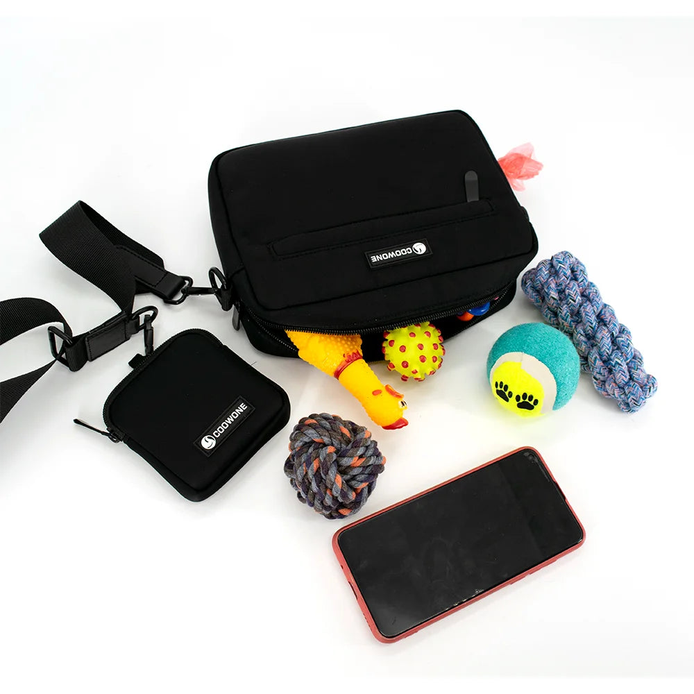 Black GoGo Bag detail view | Cutie Paw Co.