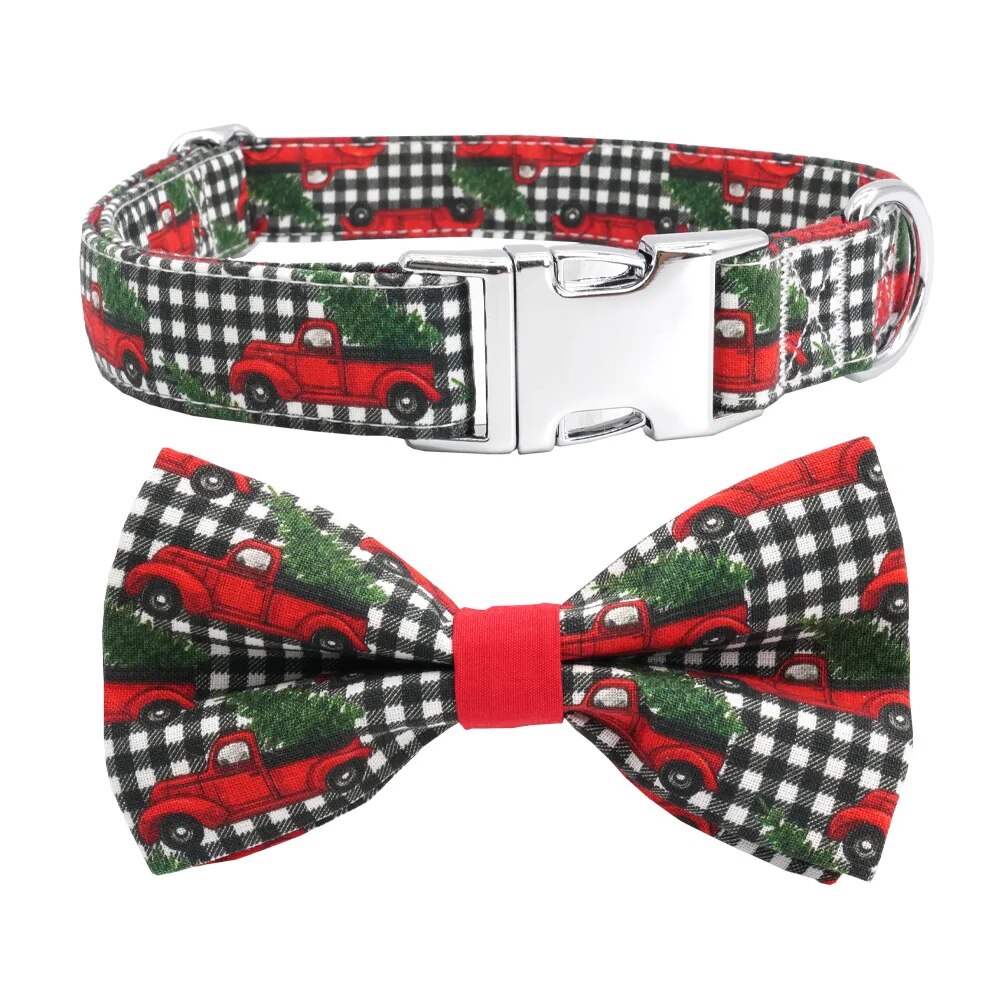 Holiday Truck Collar and Bow