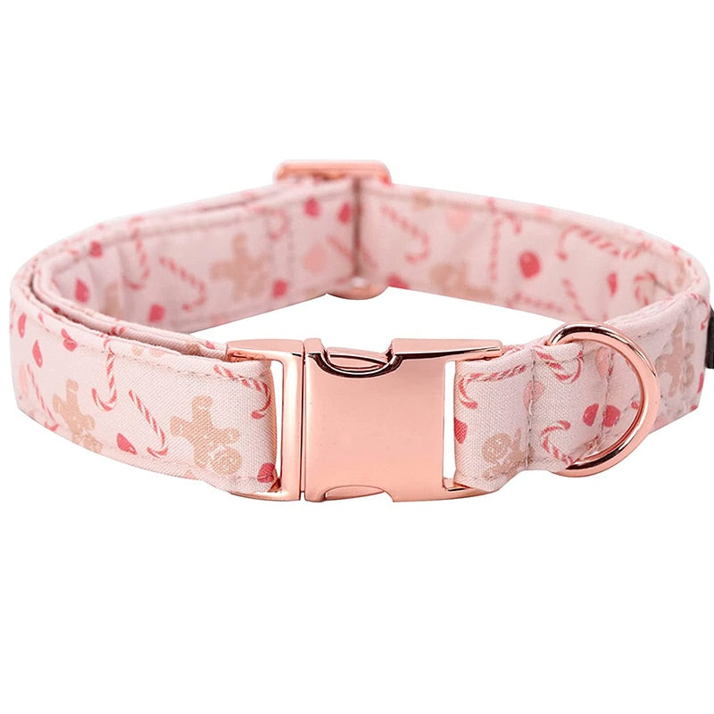 Pink Gingerbread Collar and Bow