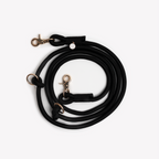 'Black' - Hands Free Braided Leash