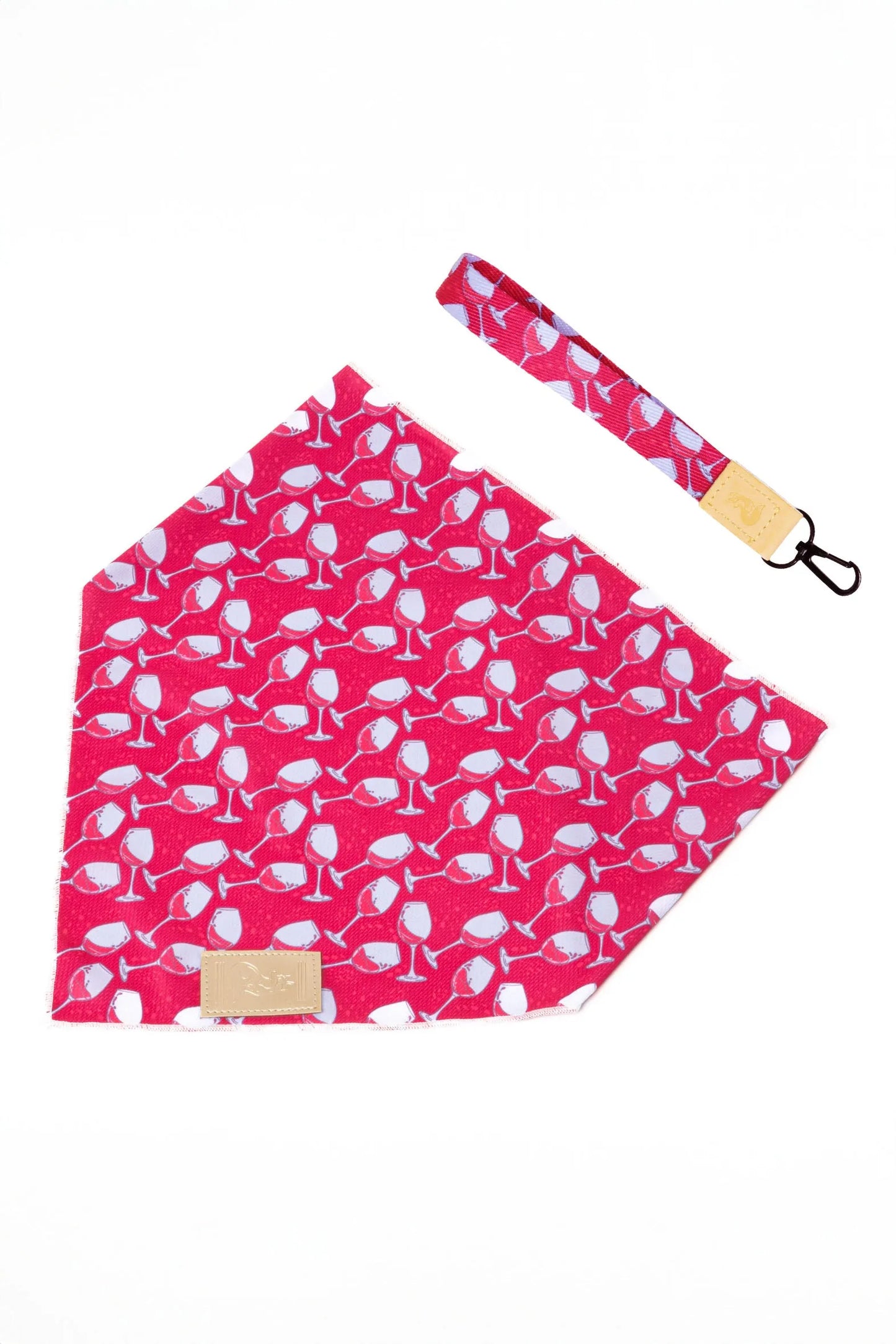 Red Mountain Syrah Dog Bandana & Matching Keychain | Cutie Paw Co.