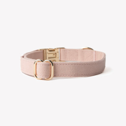 'Powder Rose' - Canvas Dog Collar