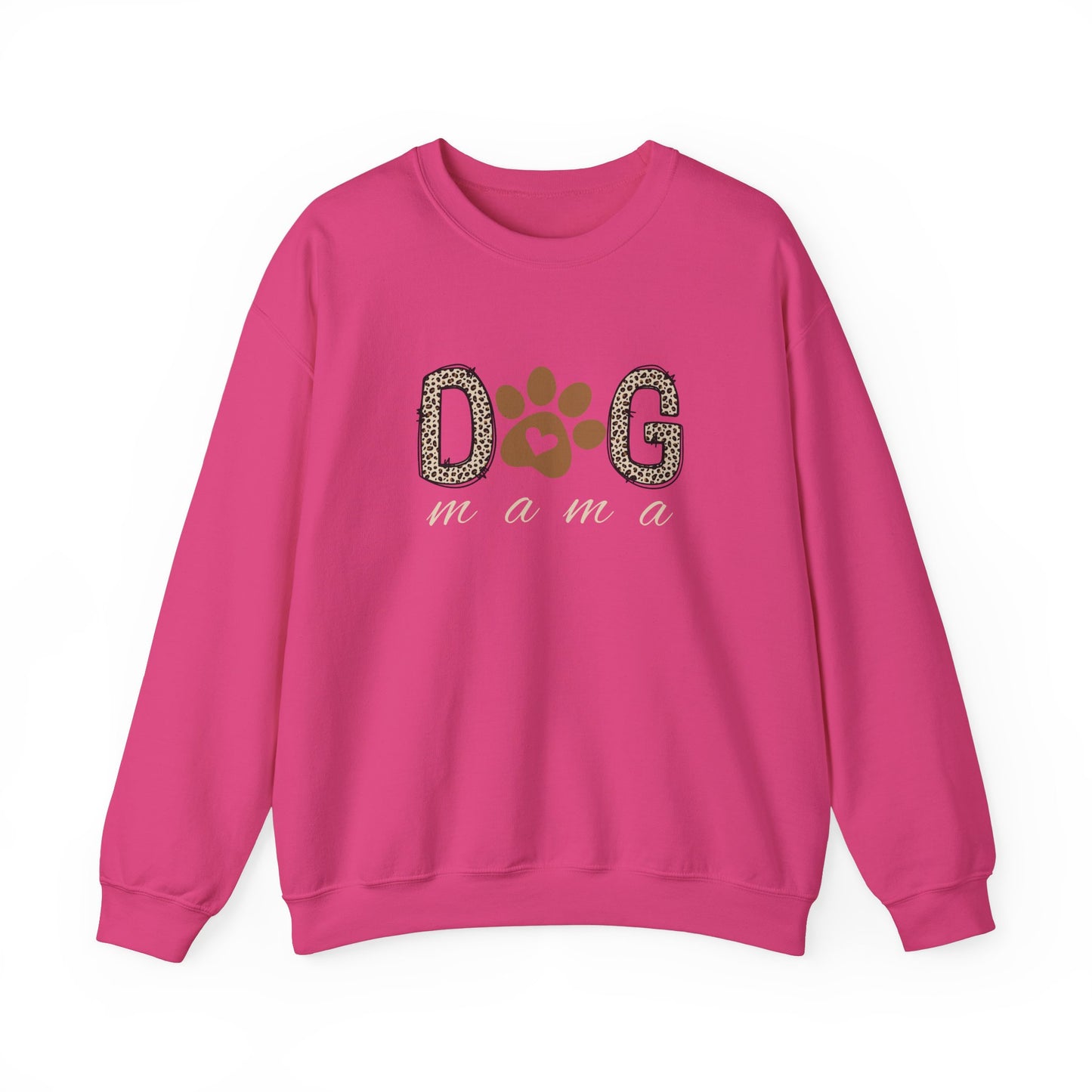 Leopard "Dog Mama" Crewneck Sweatshirt