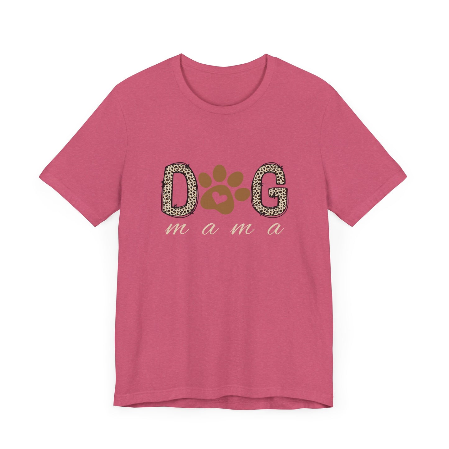 Leopard "Dog Mama" Short Sleeve Tee