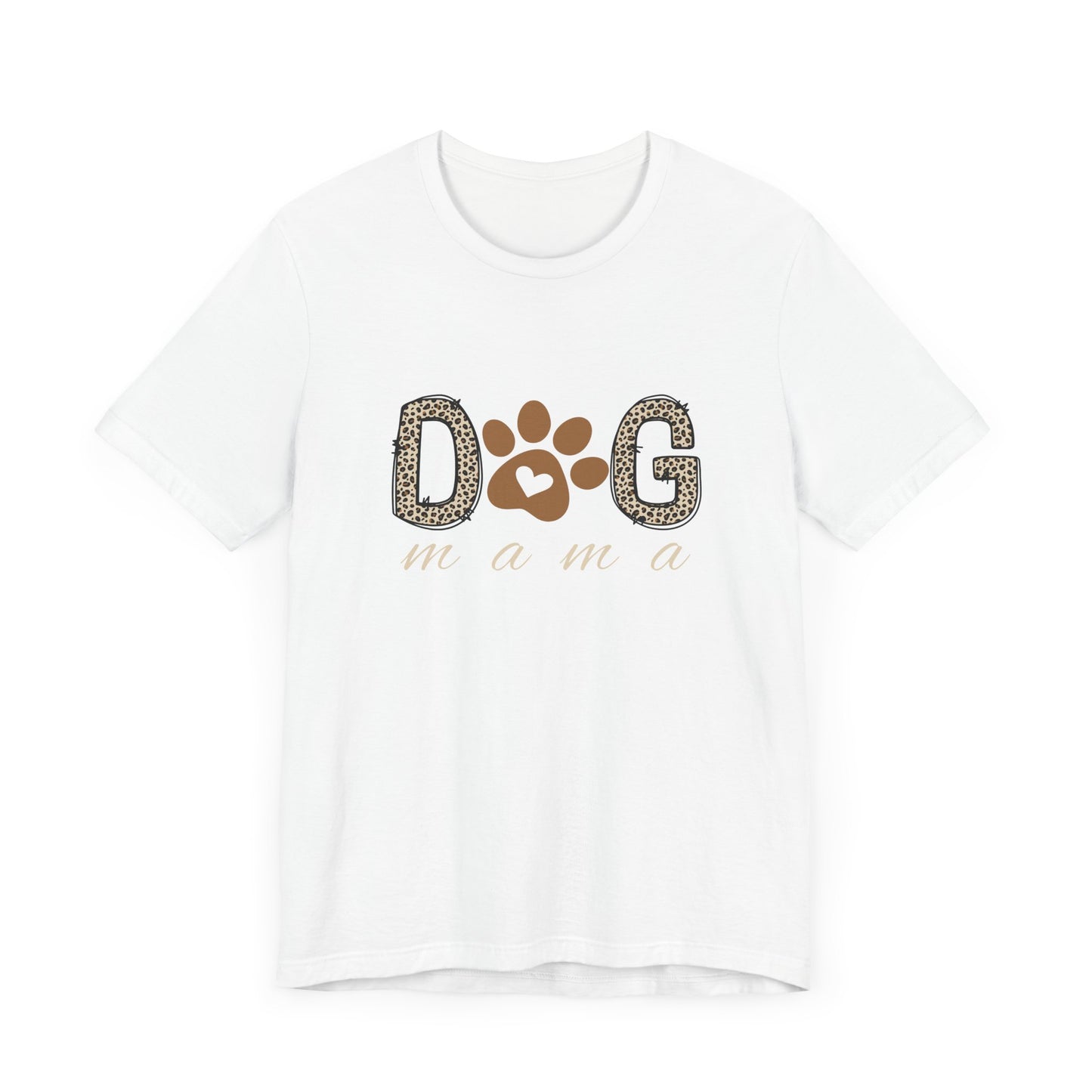 Leopard "Dog Mama" Short Sleeve Tee