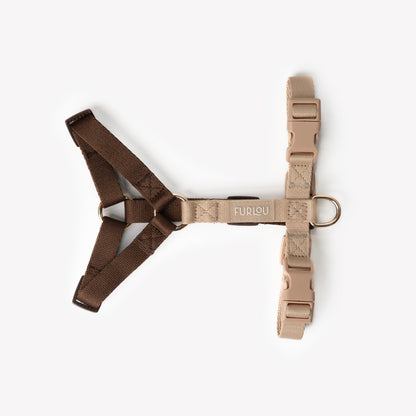 Brown and Tan on dog — dog harness close-up | Cutie Paw Co.