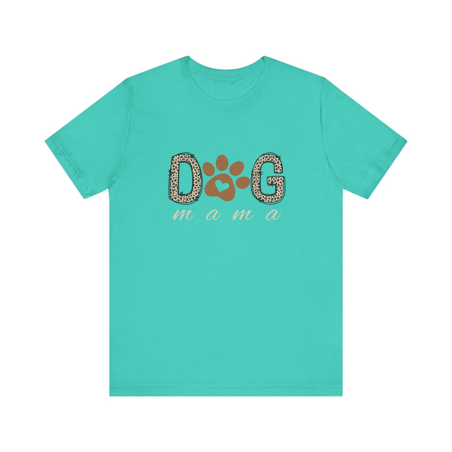 Leopard "Dog Mama" Short Sleeve Tee