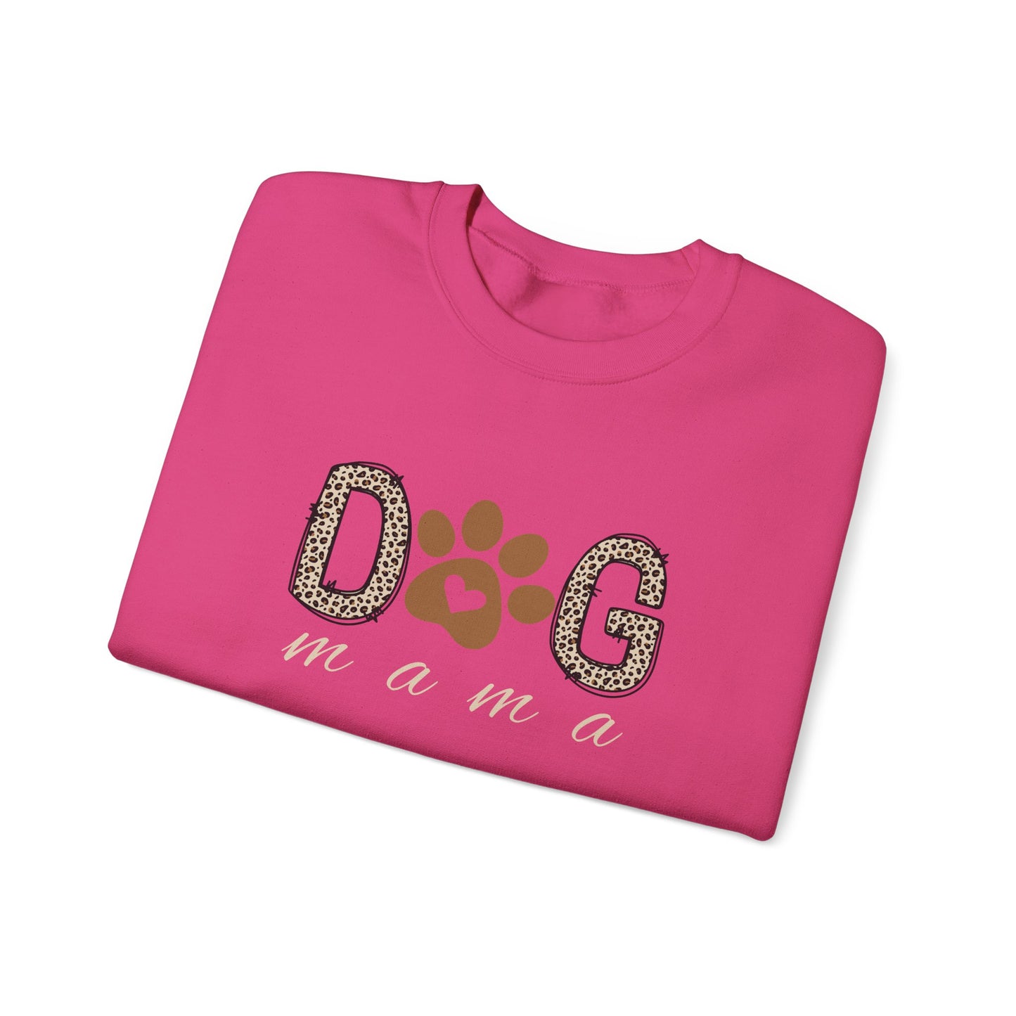 Leopard "Dog Mama" Crewneck Sweatshirt