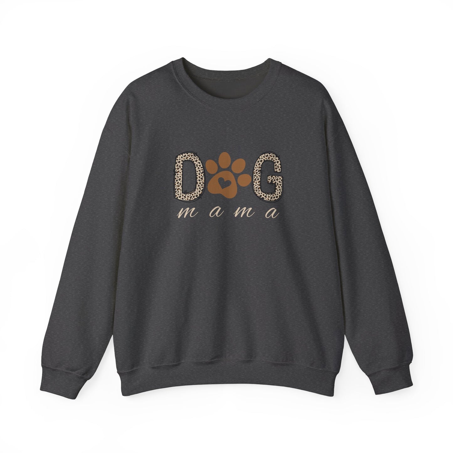 Leopard "Dog Mama" Crewneck Sweatshirt