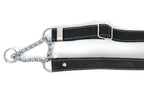 Martingale Midnight Black Leather Dog Collar