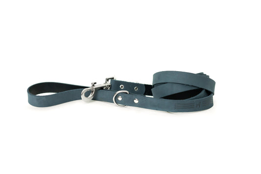 Modern Style Blue Jeans Leather Leash