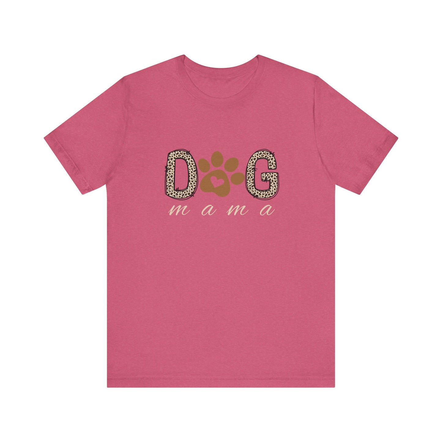 Leopard "Dog Mama" Short Sleeve Tee