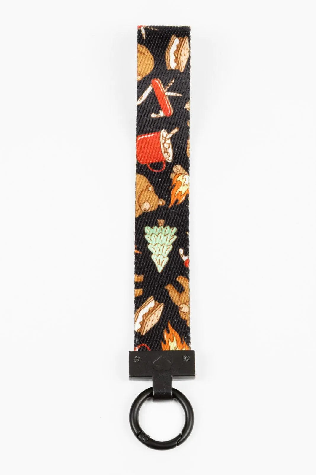Woodland Tales Wristlet Keychain detail view | Cutie Paw Co.