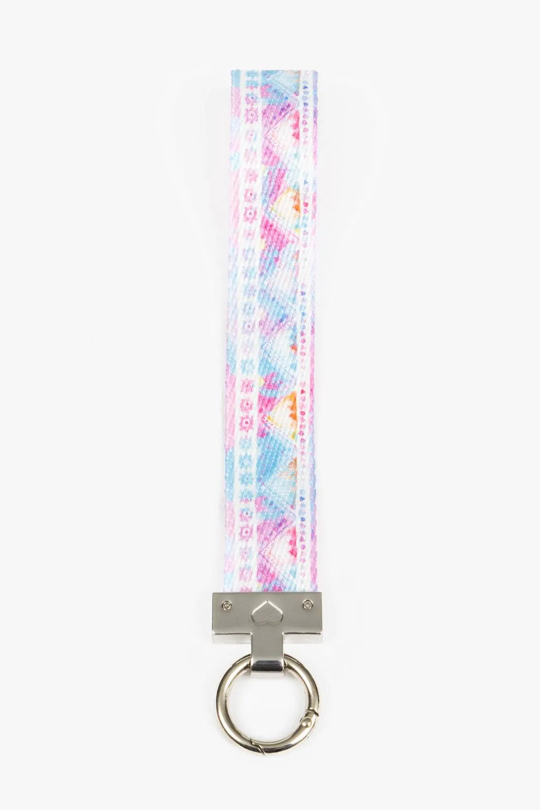 Pink and Blue Wristlet Keychain detail view | Cutie Paw Co.