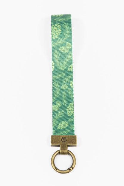 Pine Cone Pup Bandana & Matching Keychain detail view | Cutie Paw Co.