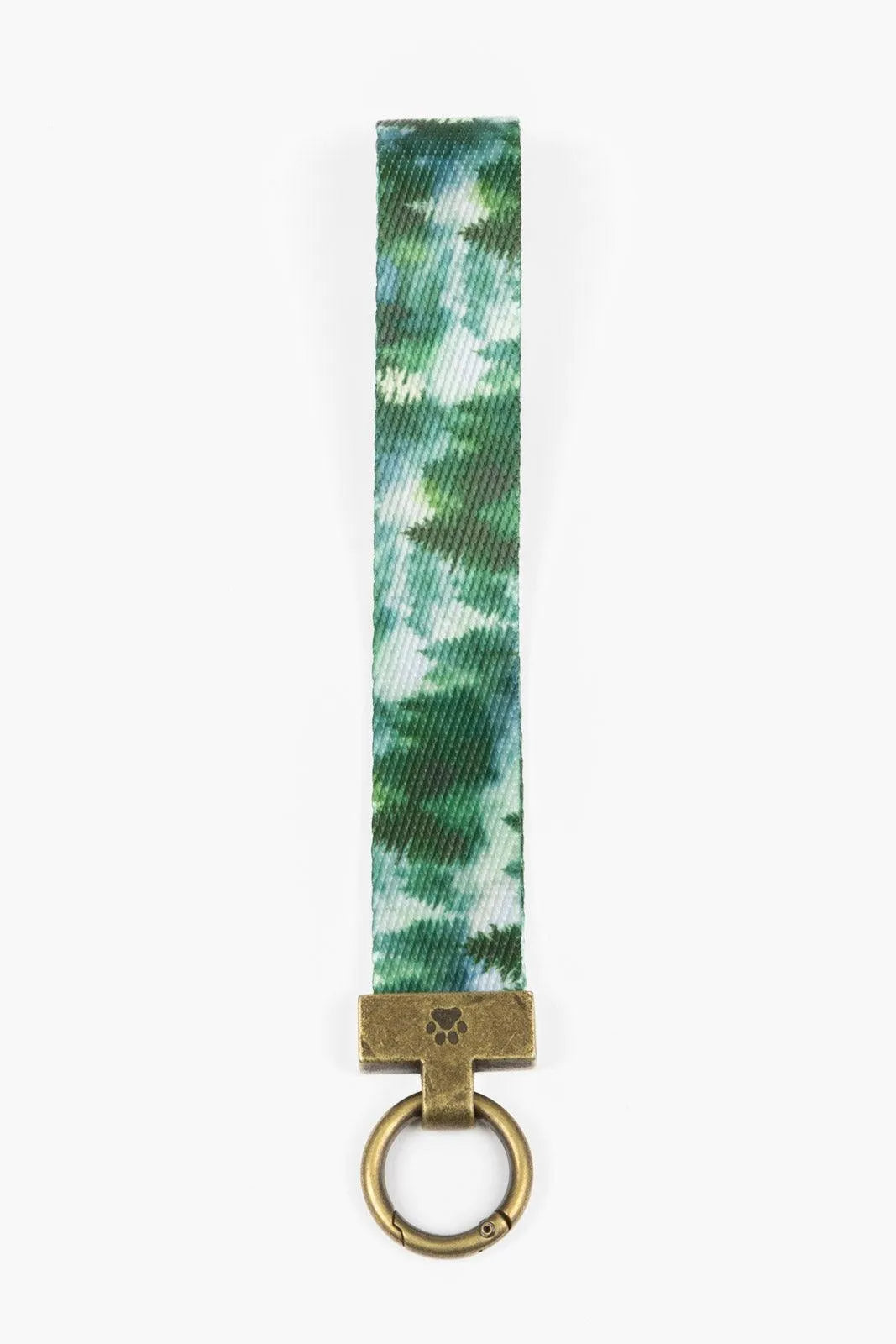Evergreen Explorer Wristlet Keychain | Cutie Paw Co.