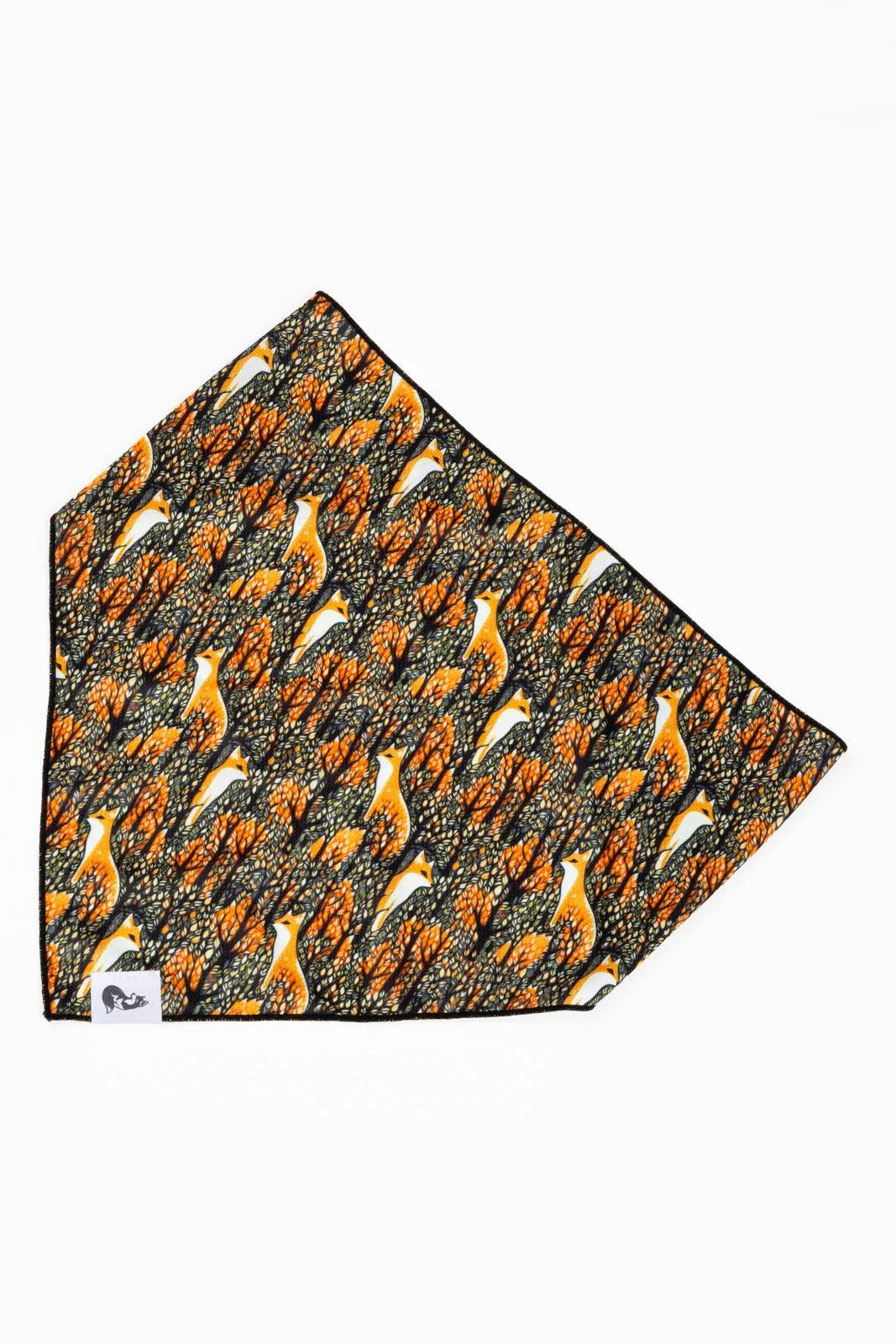 Foxes in Fall Dog Bandana | Cutie Paw Co.