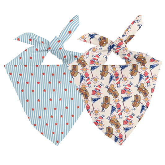 American Summer Dog Bandana