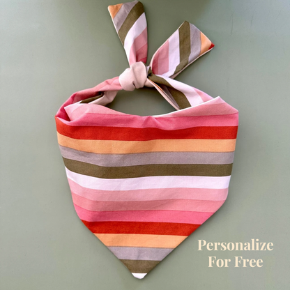 Boho Stripes Dog Bandana | Cutie Paw Co.
