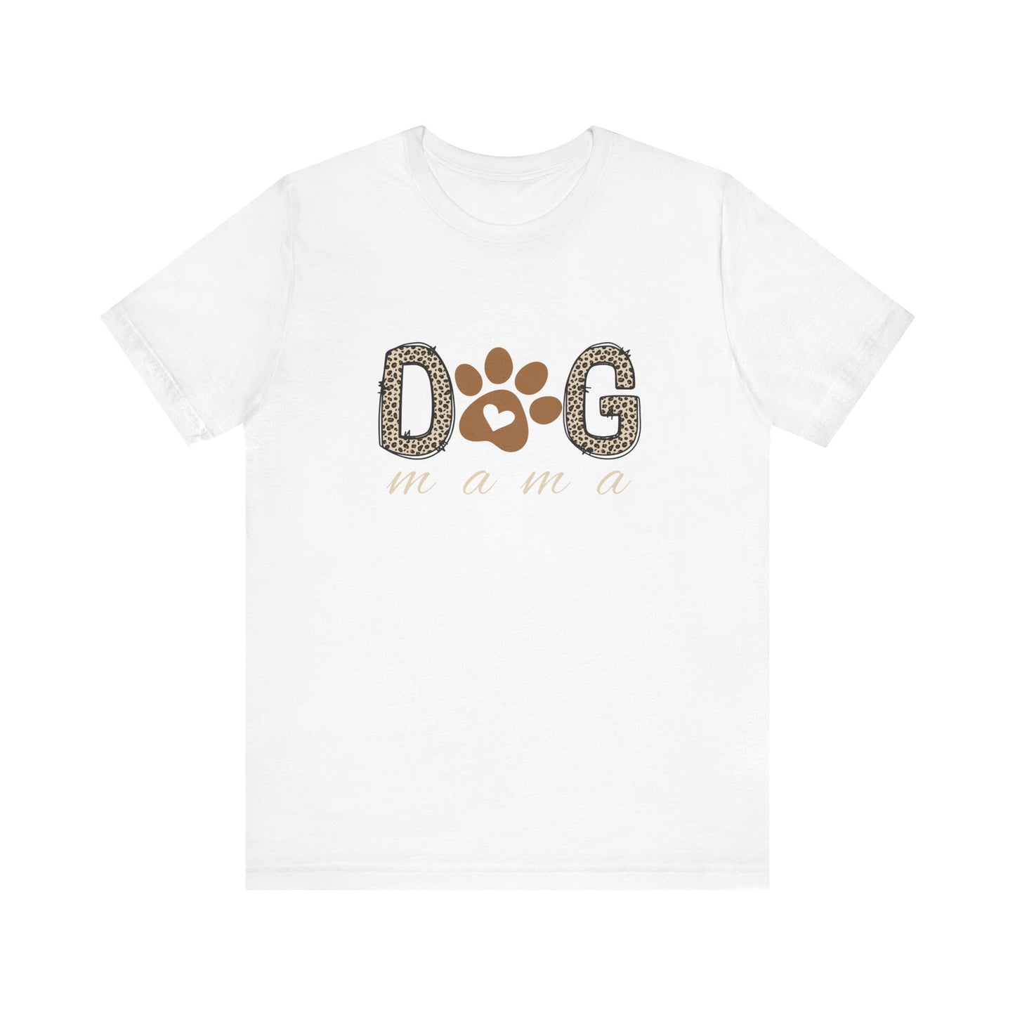 Leopard "Dog Mama" Short Sleeve Tee