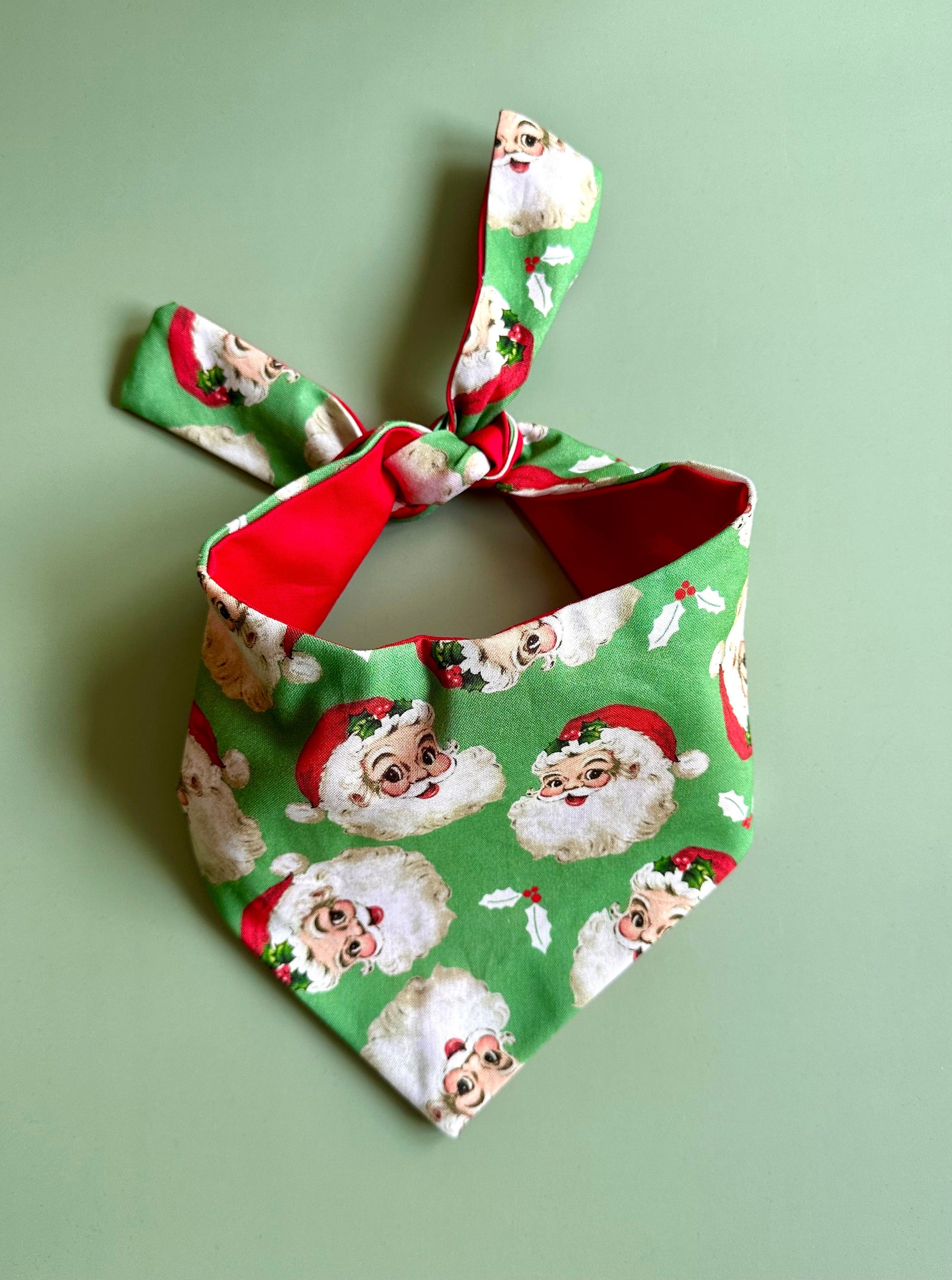 Vintage Santa Dog Bandana | Cutie Paw Co.