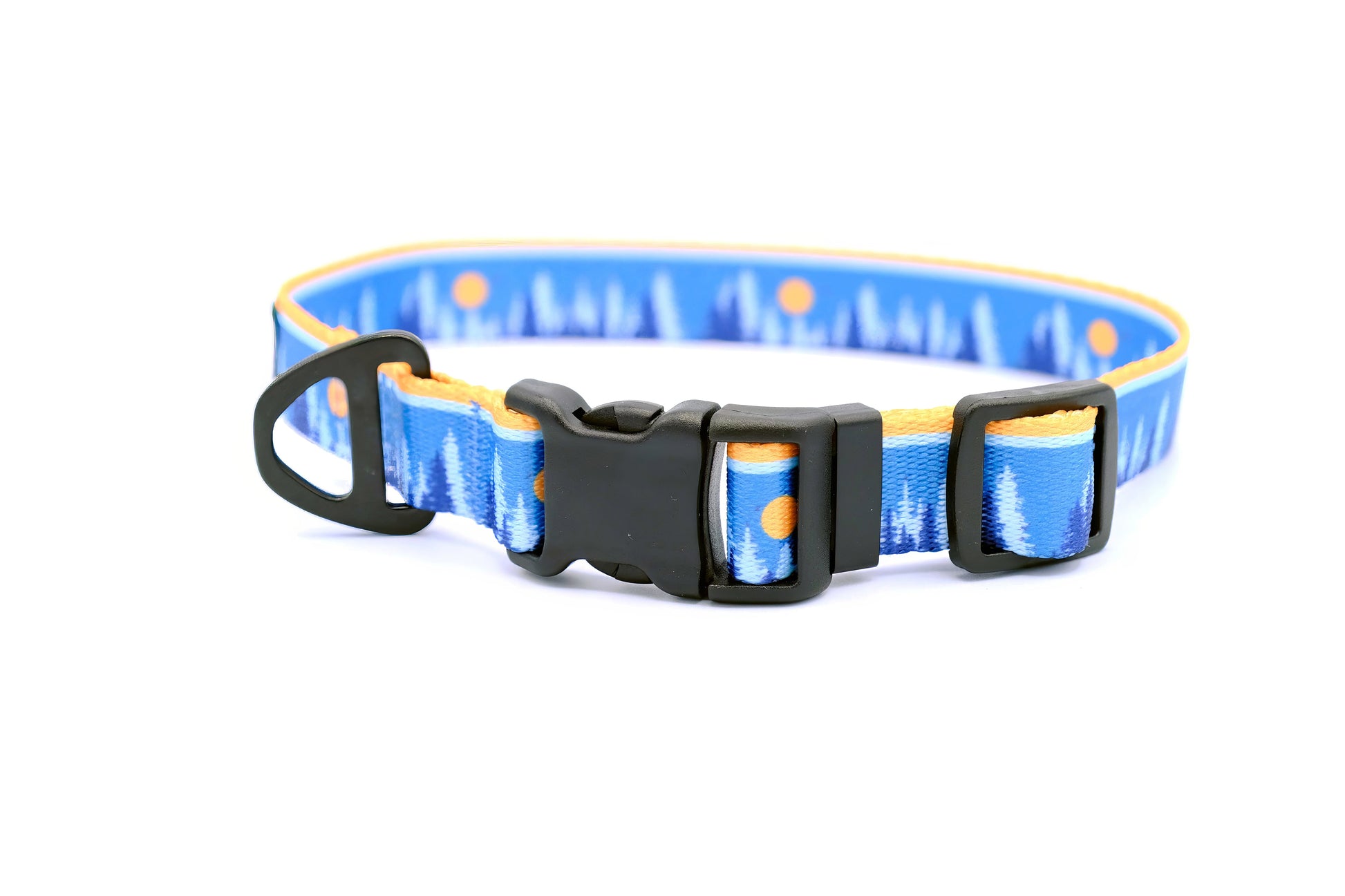 Frozen Forest Nylon Dog Collar | Cutie Paw Co.