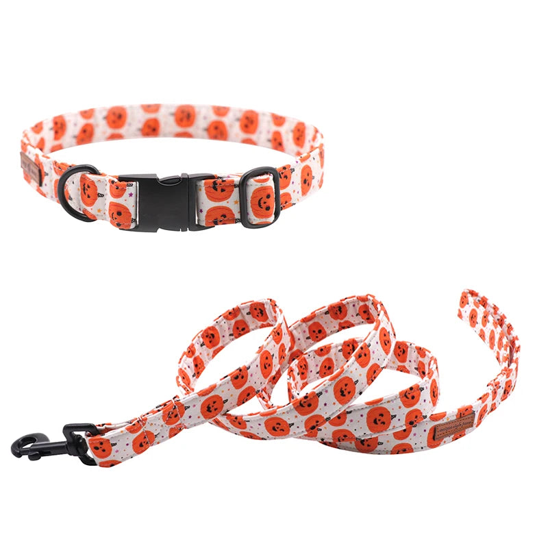 Happy Pumpkin Collar and Leash