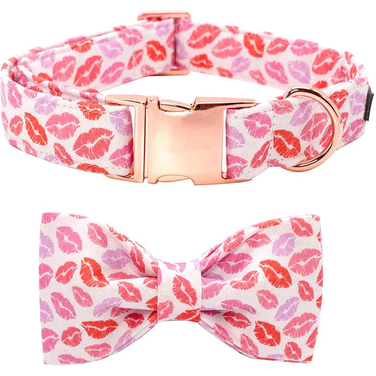 Kissy Lips Collar Set