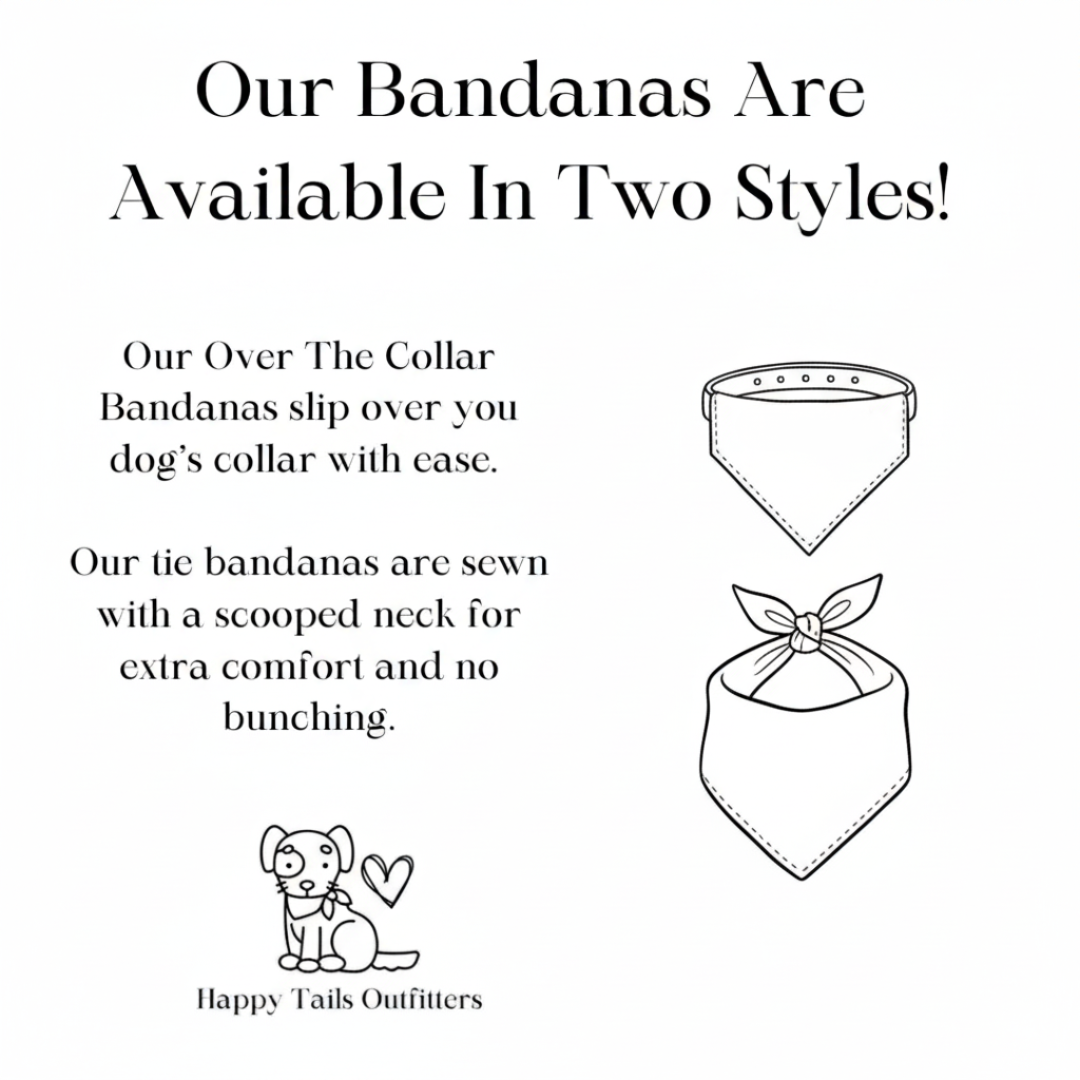 Spring Plaid Dog Bandana