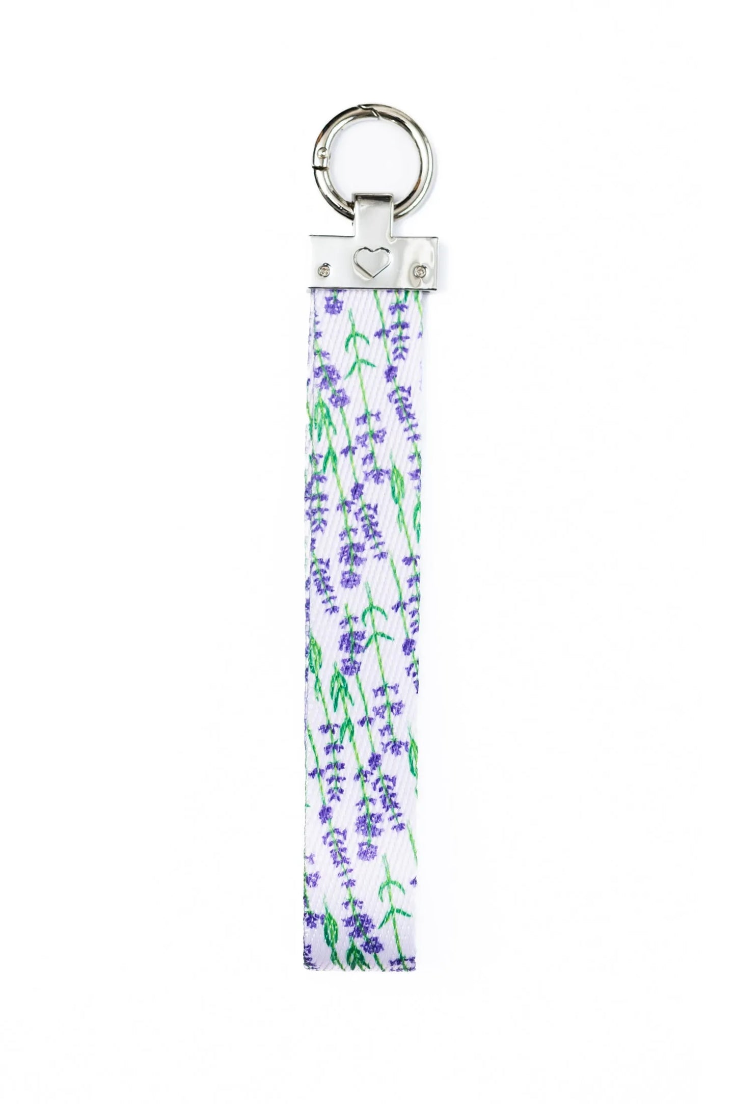 Lavender Blooms Dog Bandana & Matching Keychain detail view | Cutie Paw Co.