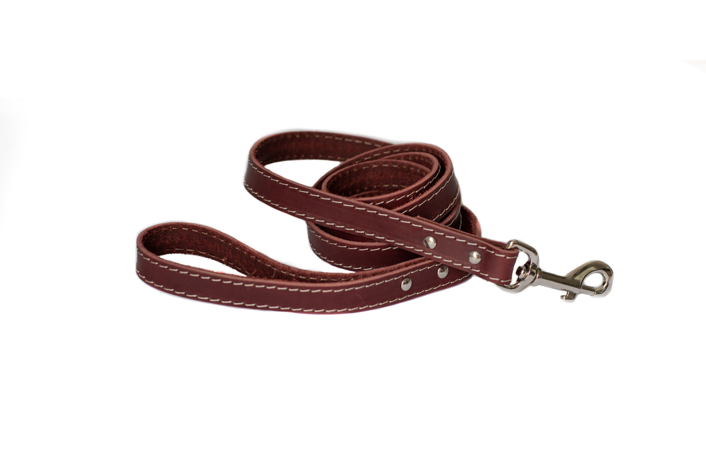 Traditional Chocolate Leather Leash | Cutie Paw Co.