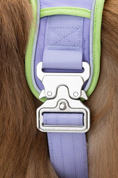 Lavender Garden Ultimate Dog Harness detail view | Cutie Paw Co.