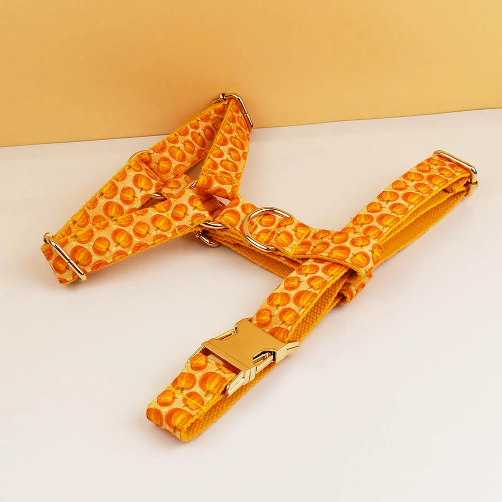 Halloween Dog Collar, Harness & Leash Set