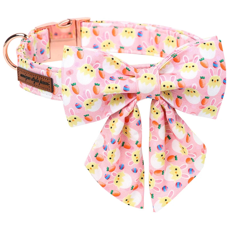 Peek-A-Boo Chick Collar and Bow