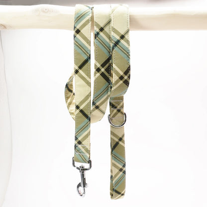 Duncan Plaid Collar, Harness & Leash Set