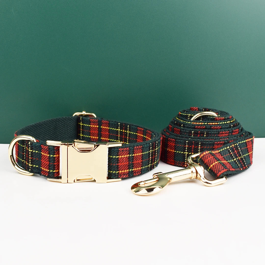 Unique Glaid printing dog leash dog accessories for pitbull bull terrier Rottweiler Free engraved pet collars Grid 04-06