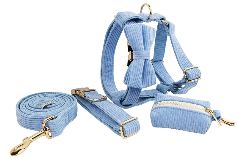 Red Polka Dot - Harness Leash Set