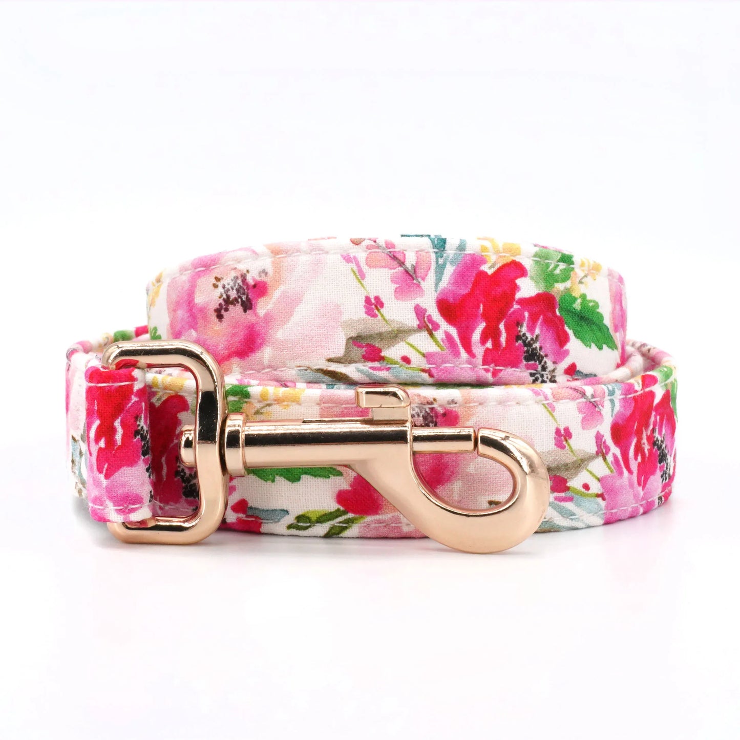 Summer Pink Floral Dog Collar