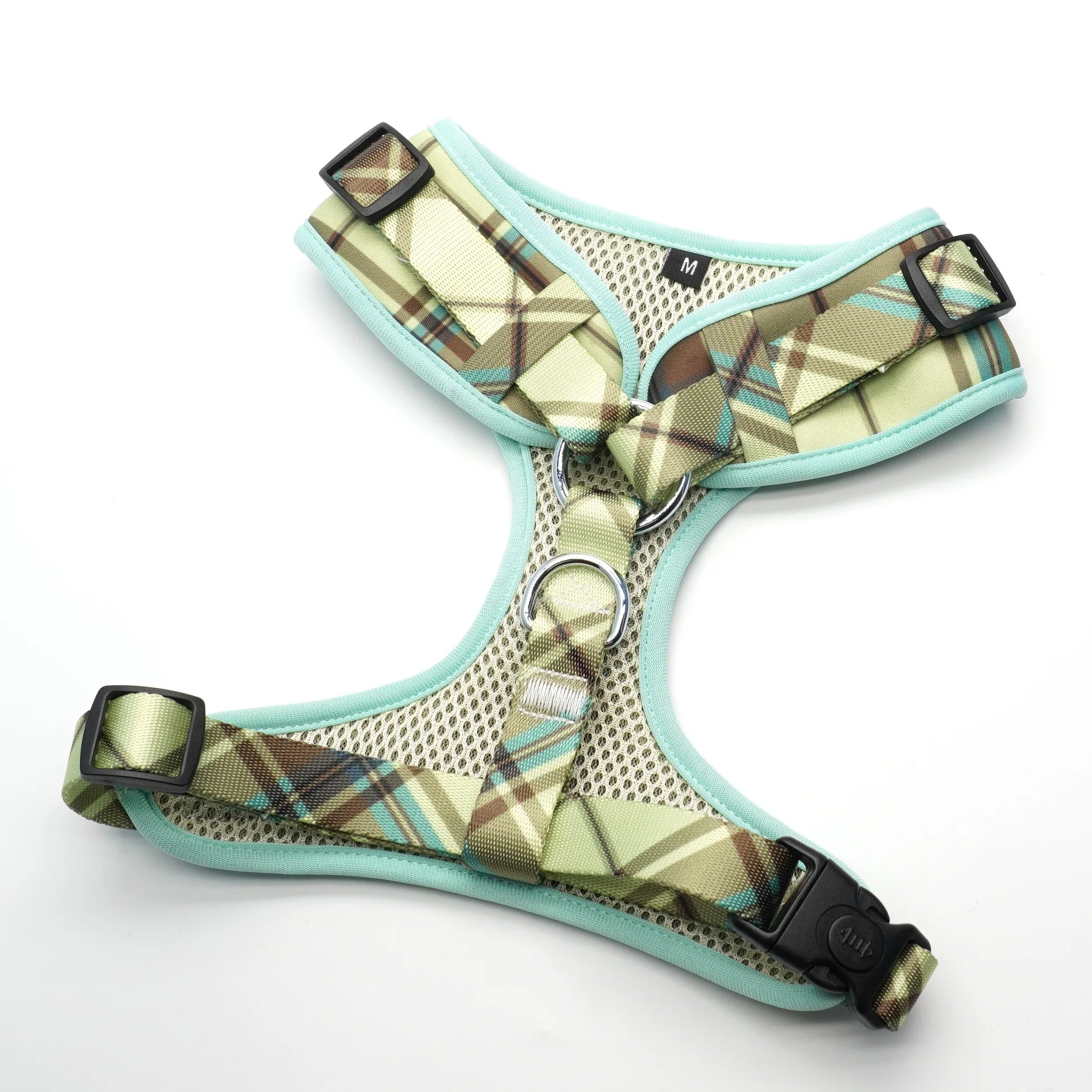 Duncan Plaid Collar, Harness, and Leash Set