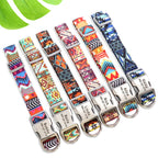 Adjustable Nylon Dog Collar Personalized Dogs Cat ID Collars With Engraved Name Buckle Anti-lost for Small Medium Large Dogs