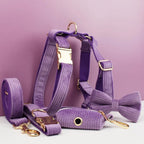 Epic   Corduroy Dog Collar And Leash Set For Dogs Custom Engraved Nameplate Pet Supplies Dog Leash Corduroy15