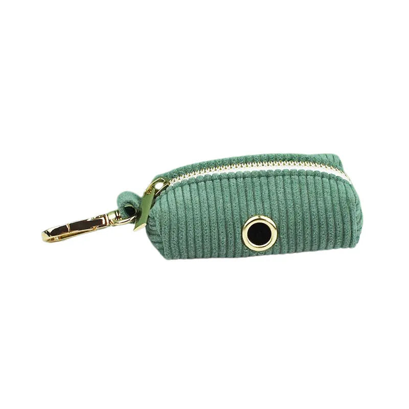 Dark Green Corduroy Dog Collar And Leash Set For Dogs Custom Engraved Nameplate Pet Supplies Dog Leash Corduroy04