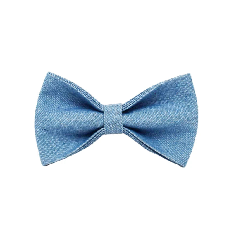 Denim Dog Collar, Leash & Harness Set