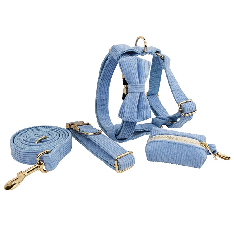 Red Polka Dot - Harness Leash Set