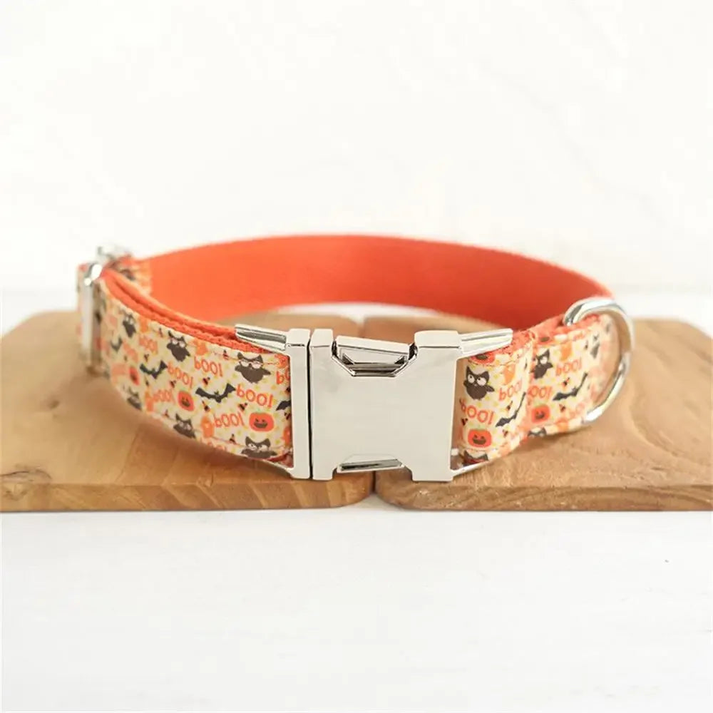 Halloween Bat Dog Collar & Leash Set