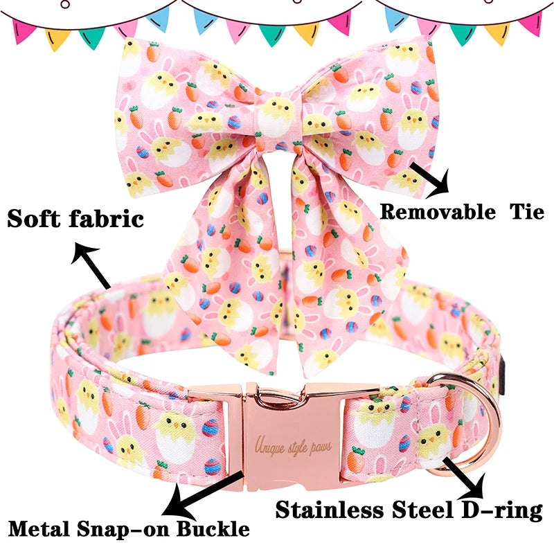 Peek-A-Boo Chick Collar and Bow
