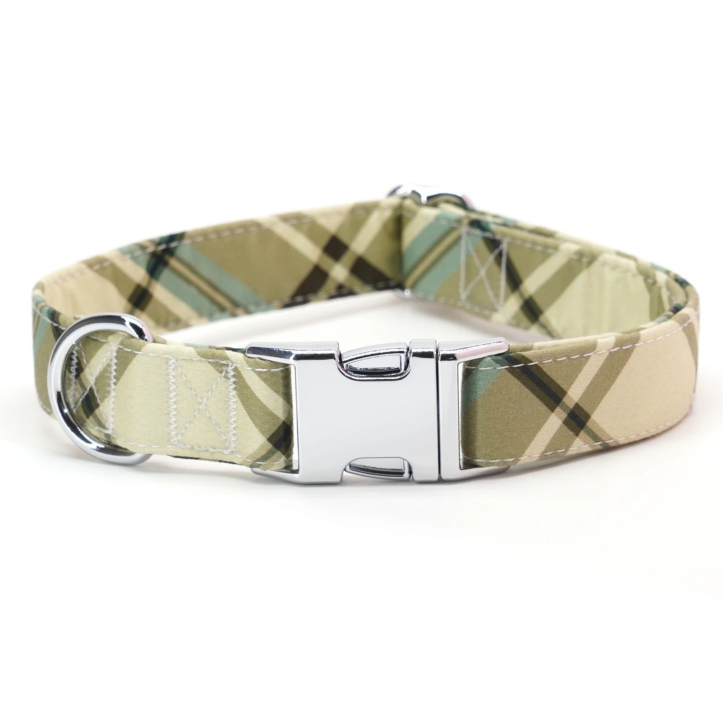 Duncan Plaid Collar, Harness, and Leash Set